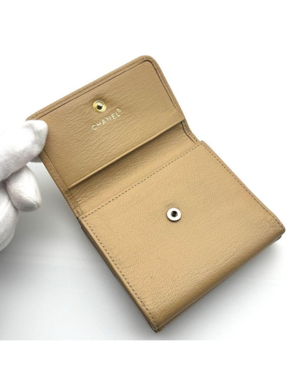 Chanel Wallet CC Logo Hook Trifold BE - Picture 5 of 12